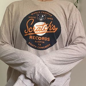 Tan long sleeved shirt